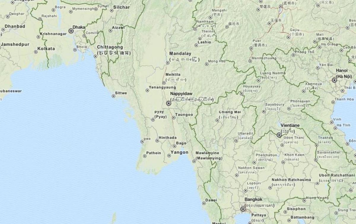 gps地図ミャンマー