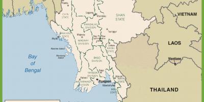 ビルマの政治地図